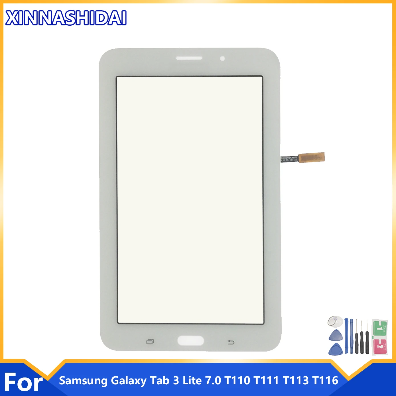 Новый Сенсорный Экран Для Samsung Galaxy Tab 3 Lite 7.0 SM-T110 T110 T111 T113 T116 Замена Частей Передней Панели Стекла Дигитайзера.