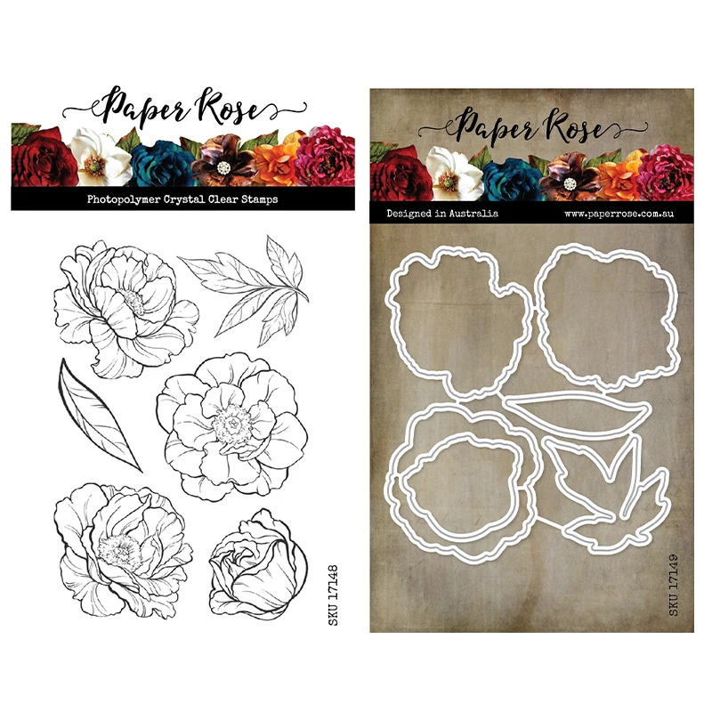 

Blooming Flowers Craft Metal Cutting Dies and Stamps for Scrapbooking Mold Seal Stencil Album Sheet Model Decoration Template