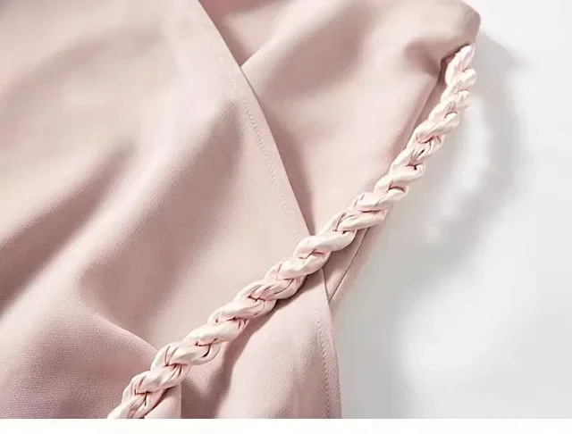 Женская Асимметричная Юбка миди длинная трапециевидная юбка с плетеным узелком