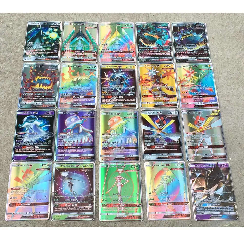 2020 Новинка Pokemon GX/200 шт. Сияющие карты игра битва карта торговые дети Такара томия