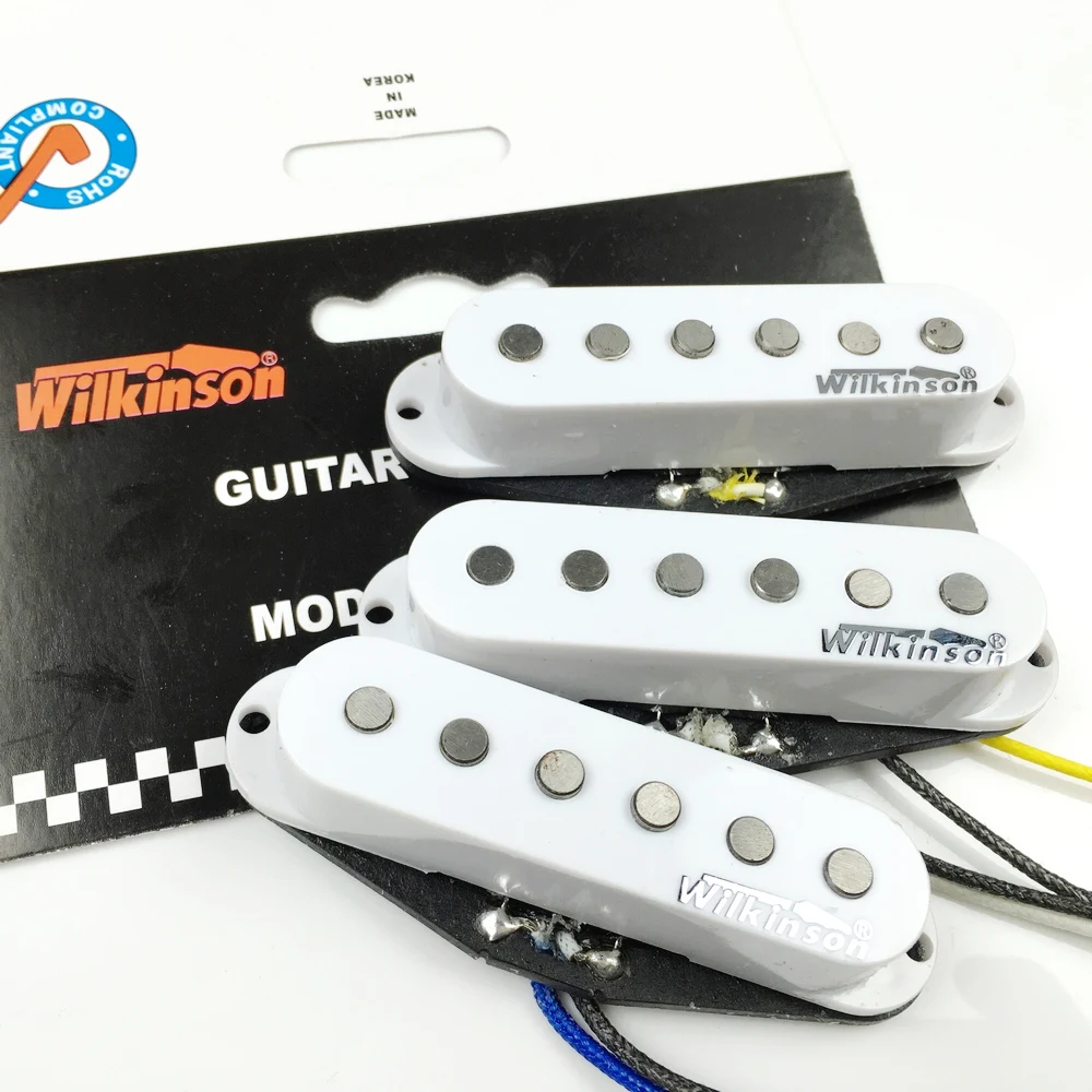 wilkinson 60er wvs alnico v single coil gitarre pickups schwarz elektrische gitarre pickups für stratocaster gitarre made in korea free global sh