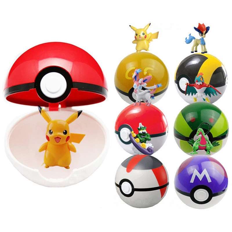 TAKARA TOMY Pokemon Pikachu Ball глухая коробка косплей модельные фигурки игрушки аксессуары