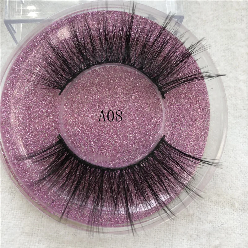 3D Mink Lashes Natural False Eyelashes Dramatic Volume Fake Makeup Eyelash Extension Silk | Красота и здоровье