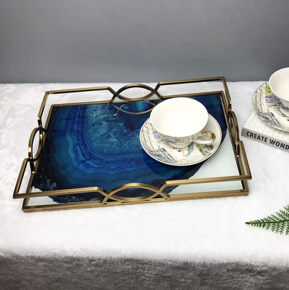 37 5*26 5*5 см креативный прямоугольный металлический поднос Спальня косметическая