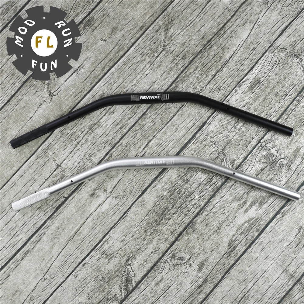 

Handlebars Renthal Motorcycle 28mm CNC Aluminum Alloy Handle Bar 1-1/8'' for Royal Enfield Cafe Racer Retro Motorbike 680mm Flat