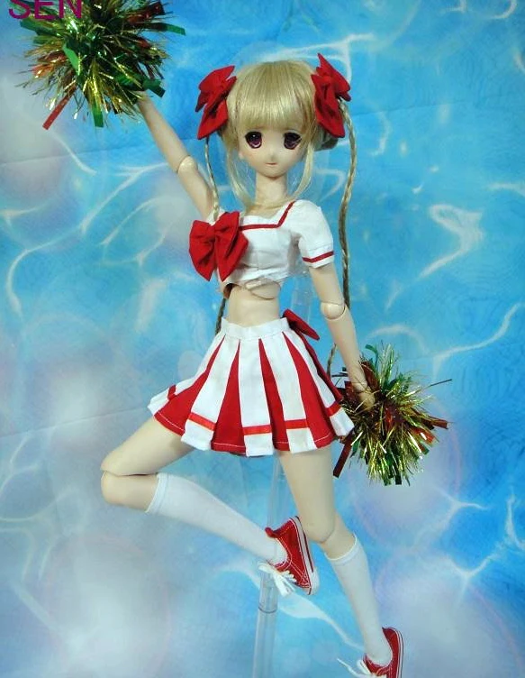 Estartek 1/3 японское аниме косплей Униформа чирлидинга комплект для BJD SD DD SQ AZ кукла
