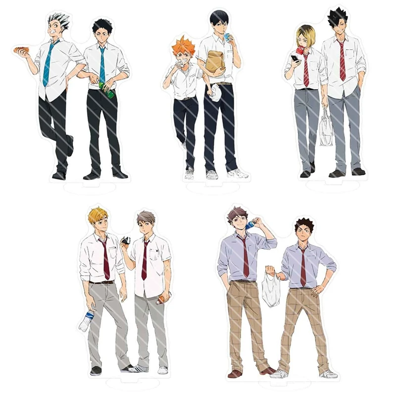 

Japan Anime Haikyuu!! Acrylic Stand Figure Model Table Plate Volleyball Boys Action Figures Toys Activities Desk Decor Ornaments