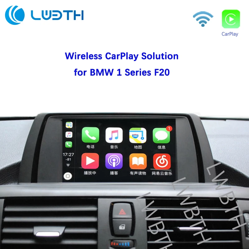 Беспроводной Wi Fi Apple Carplay Retrofit 1 серия F20 NBT 2013 2017 для BMW Поддерживает обратную