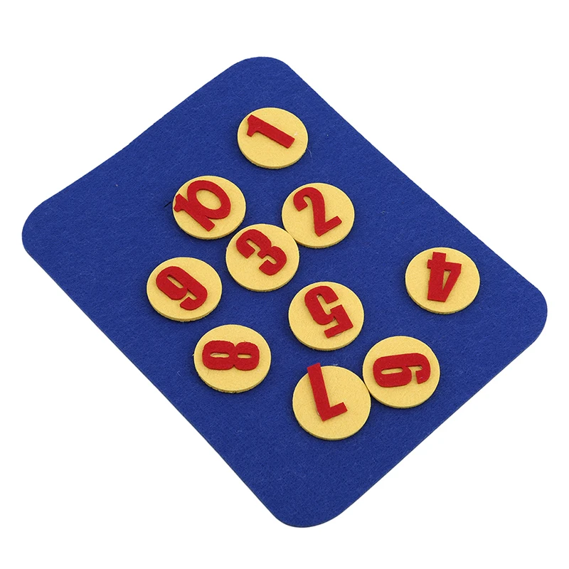

Mathematical Multicolor Toy Teaching Aids Hand Shape Intelligence Kindergarten Diy Felt Early Learning Education Toys