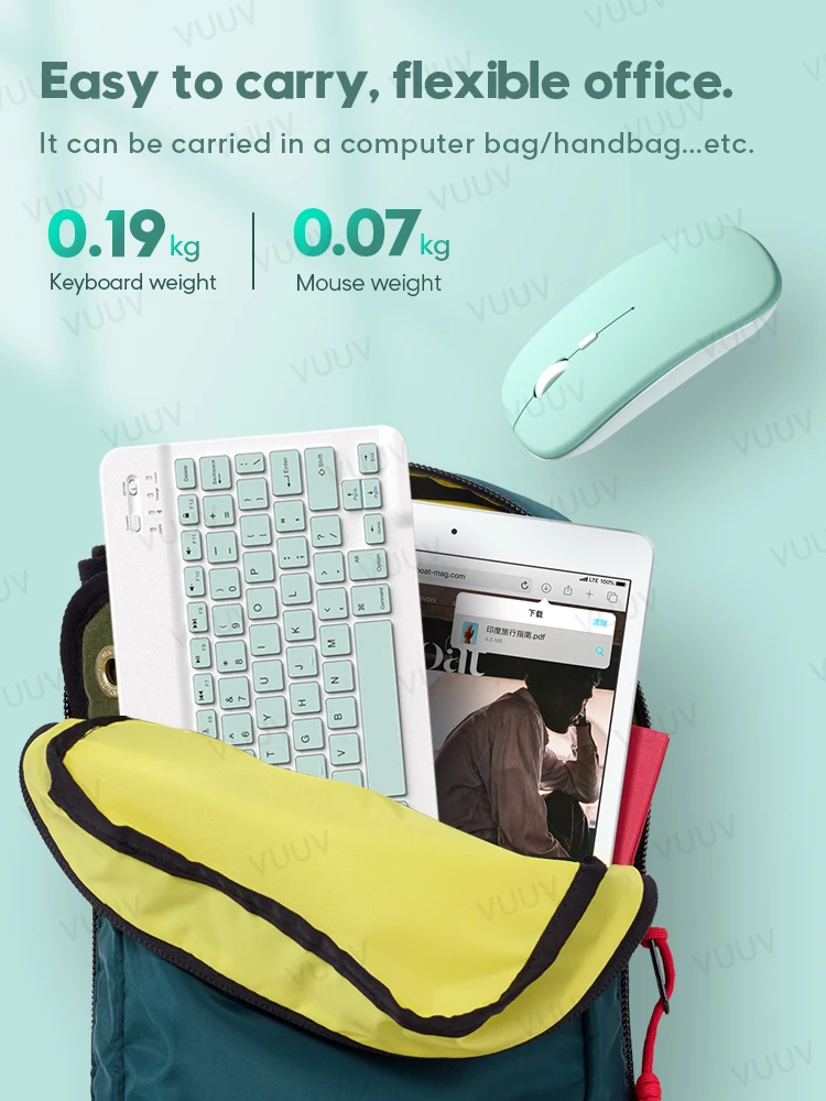 Bluetooth клавиатура для iPad Air 3 4 7 го 8 поколения Pro 11 12 9 Xiaomi Samsung Android Windows