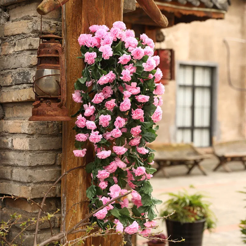90 см Wisteria искусственная Цветочная лоза венок свадебное украшение арки