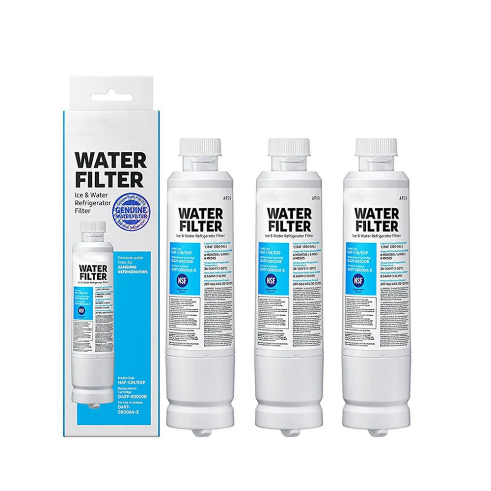 Samsung-filtro de agua para refrigerador DA29-00020B, DA29-00020A, HAF-CIN exp, 3 paquetes