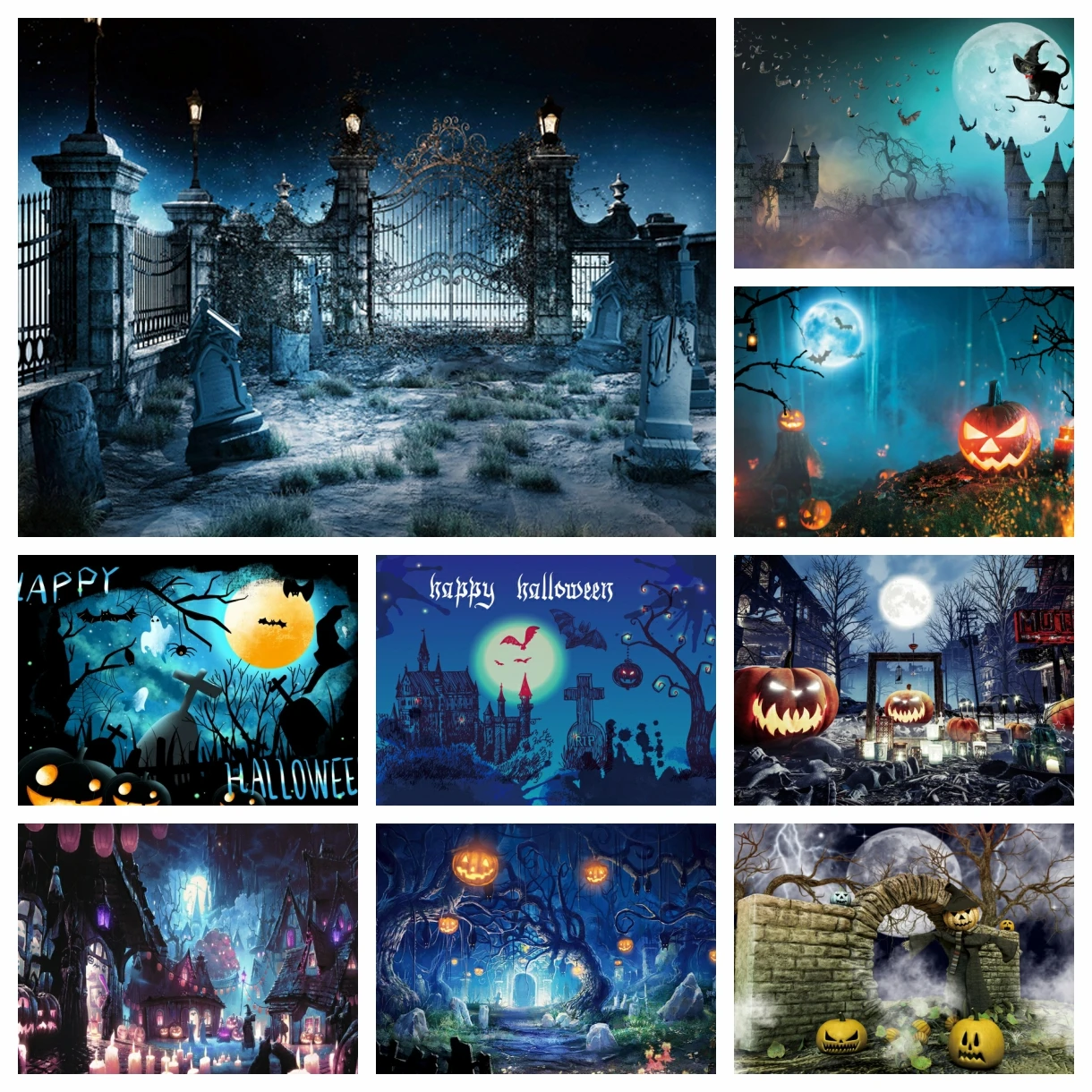 

Алмазная живопись, Хэллоуин, «гробница», «ужавечерние «сделай сам», Набор для вышивки крестиком, мозаичная картина, вышивка, домашний декор