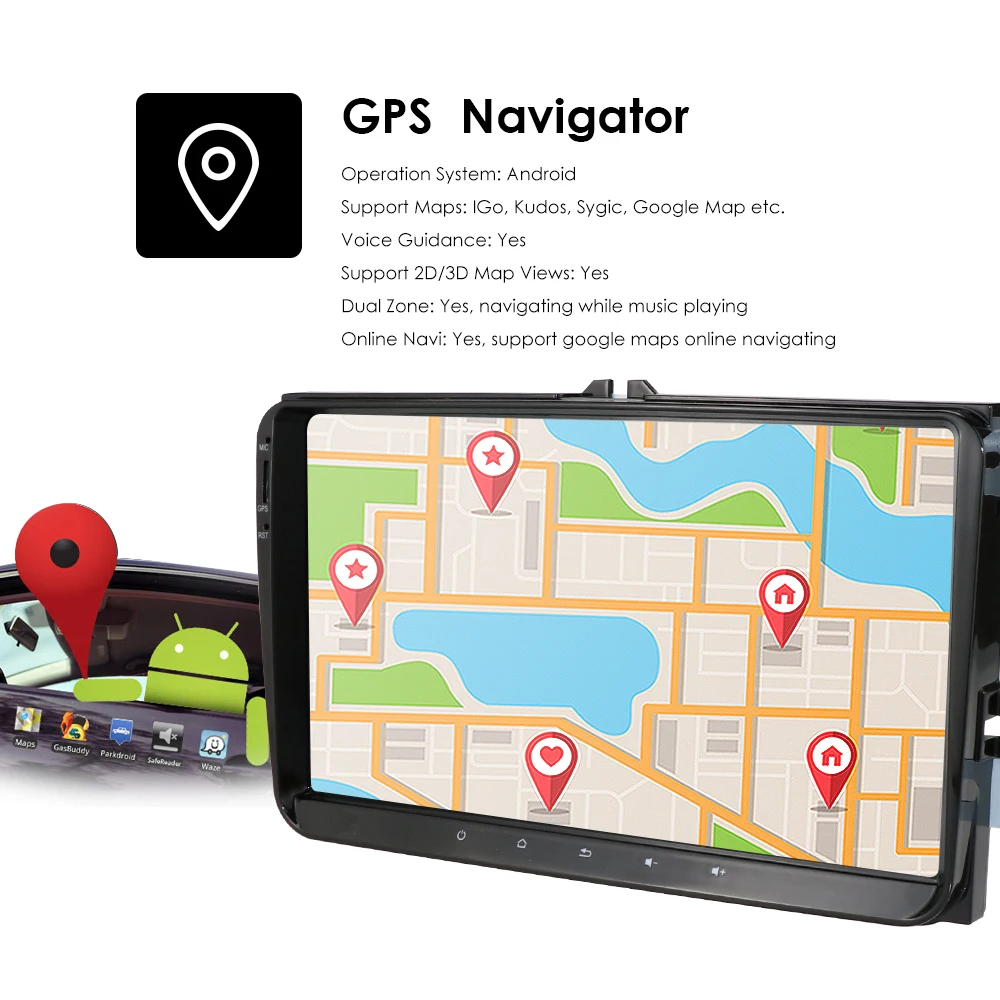 Новинка! PX5 4 Гб + 64 Авторадио Android 10 Автомобильный GPS навигатор для SKODA Fabia (2011 2013) Superb