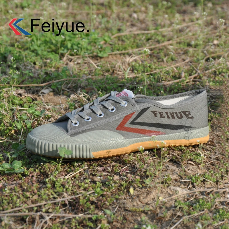 Серый китайский кунг-фу ушу Тай Чи Feiyue обувь мужские боевые искусства кроссовки для таэквондо дышащие кроссовки туфли для паркура Wing Chun