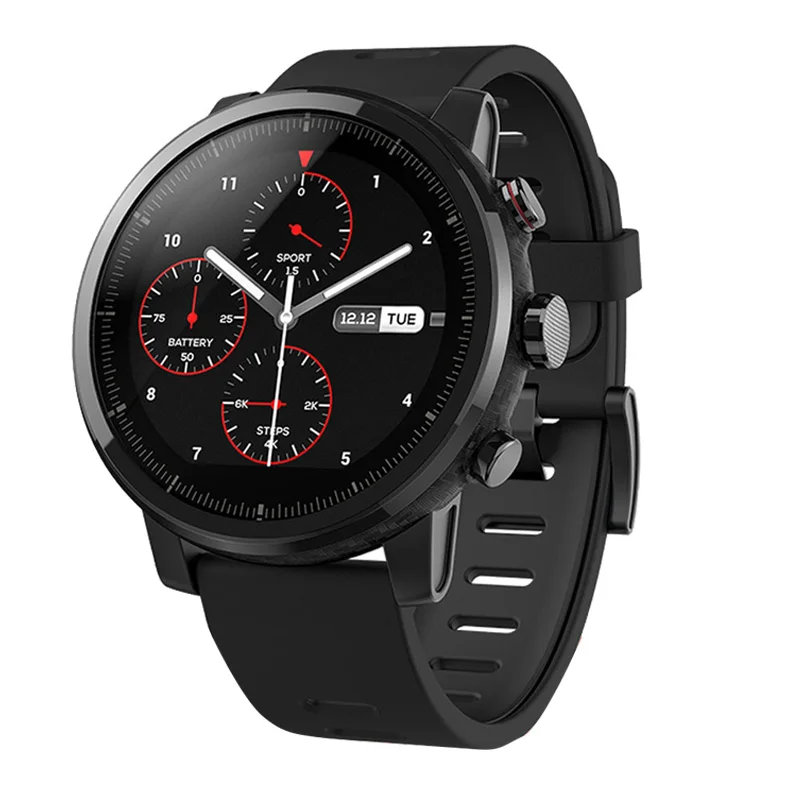 Stratos Xiaomi huam Amazfit Stratos 2, умные часы для плавания, глобальная версия, спортивные Смарт-часы xiaomi, gps, пульсометр, gps, 5 АТМ, водонепроницаемые - Цвет: Stratos