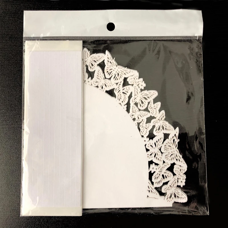 20 шт DIY лазерная резка полые бабочки укладка лепесток конфеты Свадебная