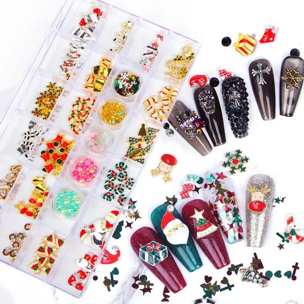 

Маникюрные украшения для ногтей Стразы для ногтей инструменты для изготовления ювелирных изделий украшения для ногтей коробка аксессуаро...