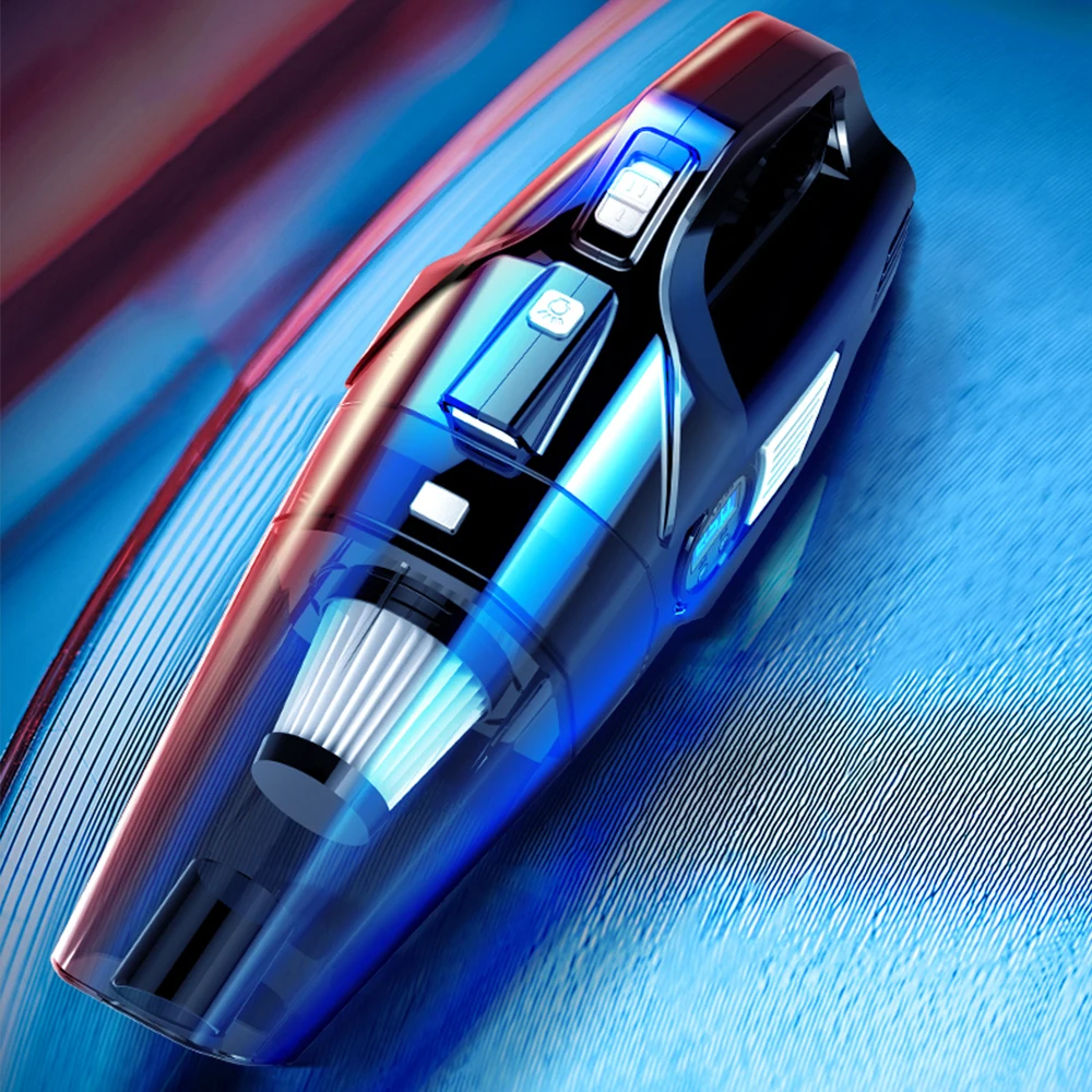 Многофункциональный насос для шин и автомобильный пылесос портативный