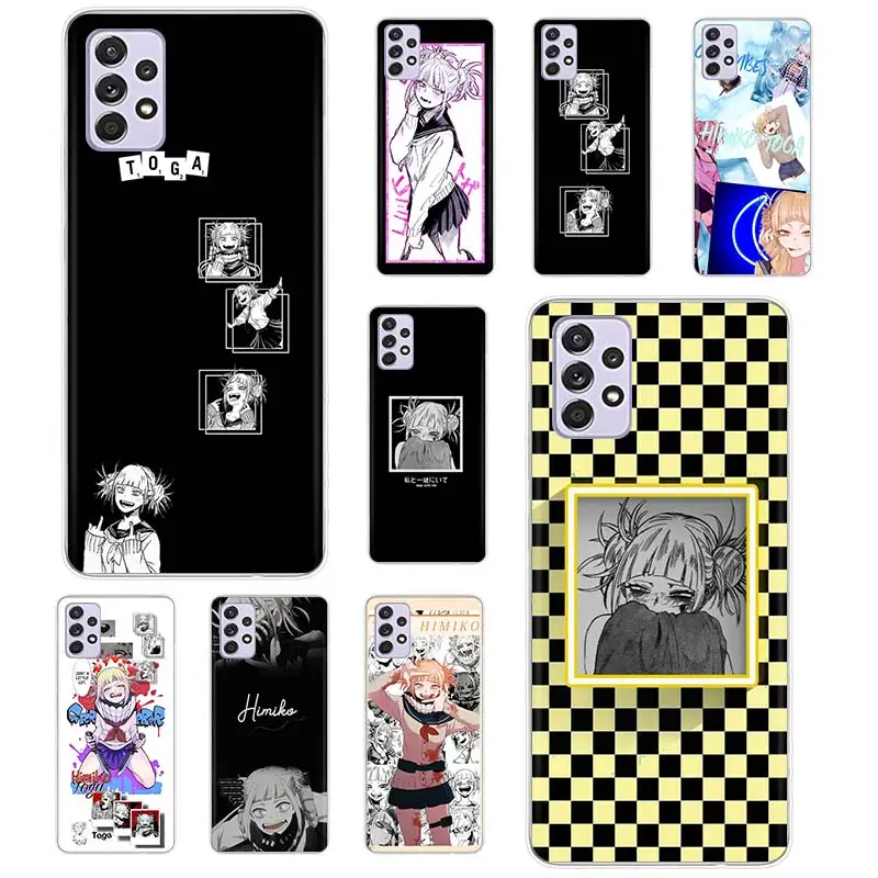 

Cute Himiko Toga Anime Phone Case Funda For Samsung Galaxy A51 A71 A02S A91 A81 A50 A70 A30 A40 A10S A20E A90 A80 Cover Coque