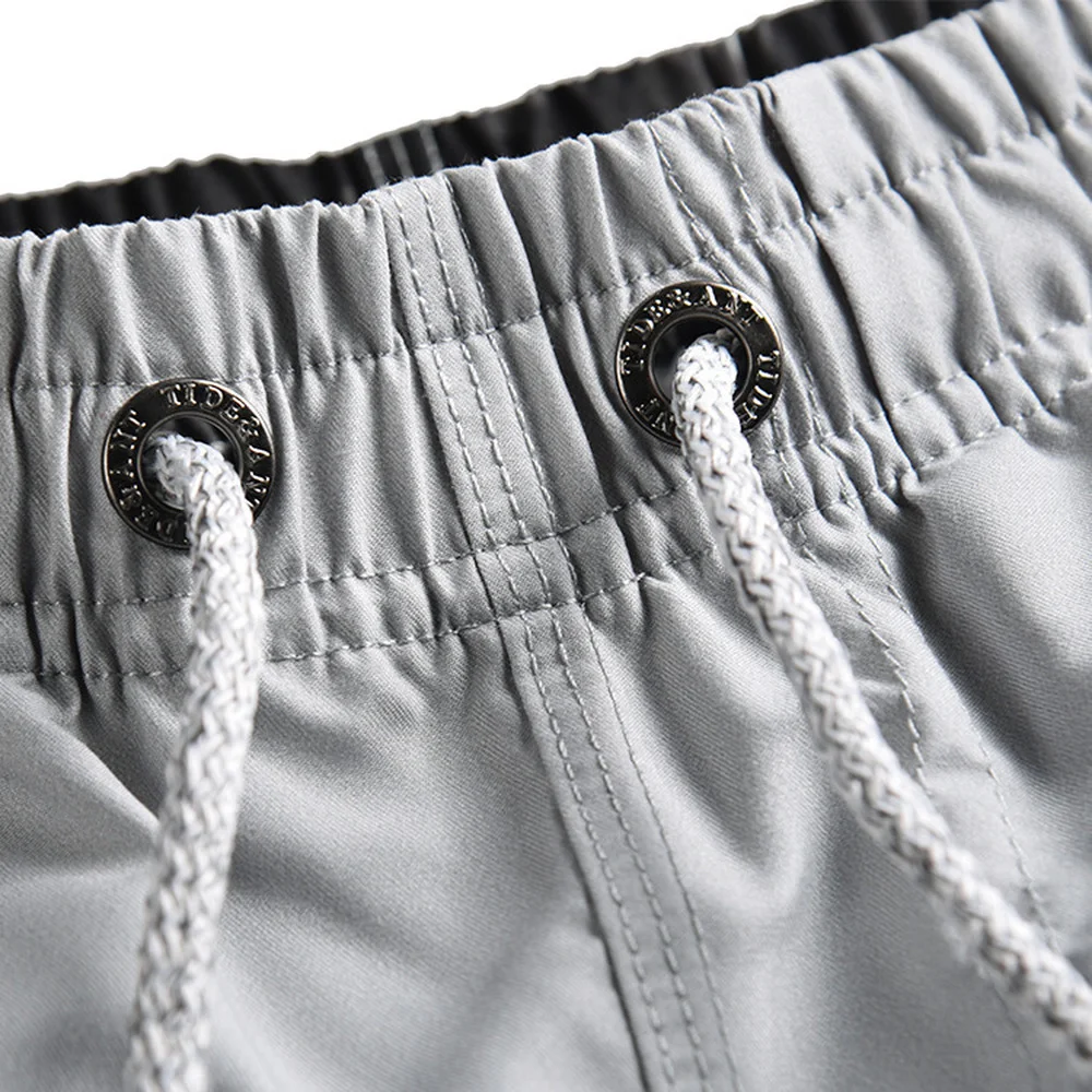 Быстросохнущие летние мужские пляжные шорты с принтом одежда для плавания