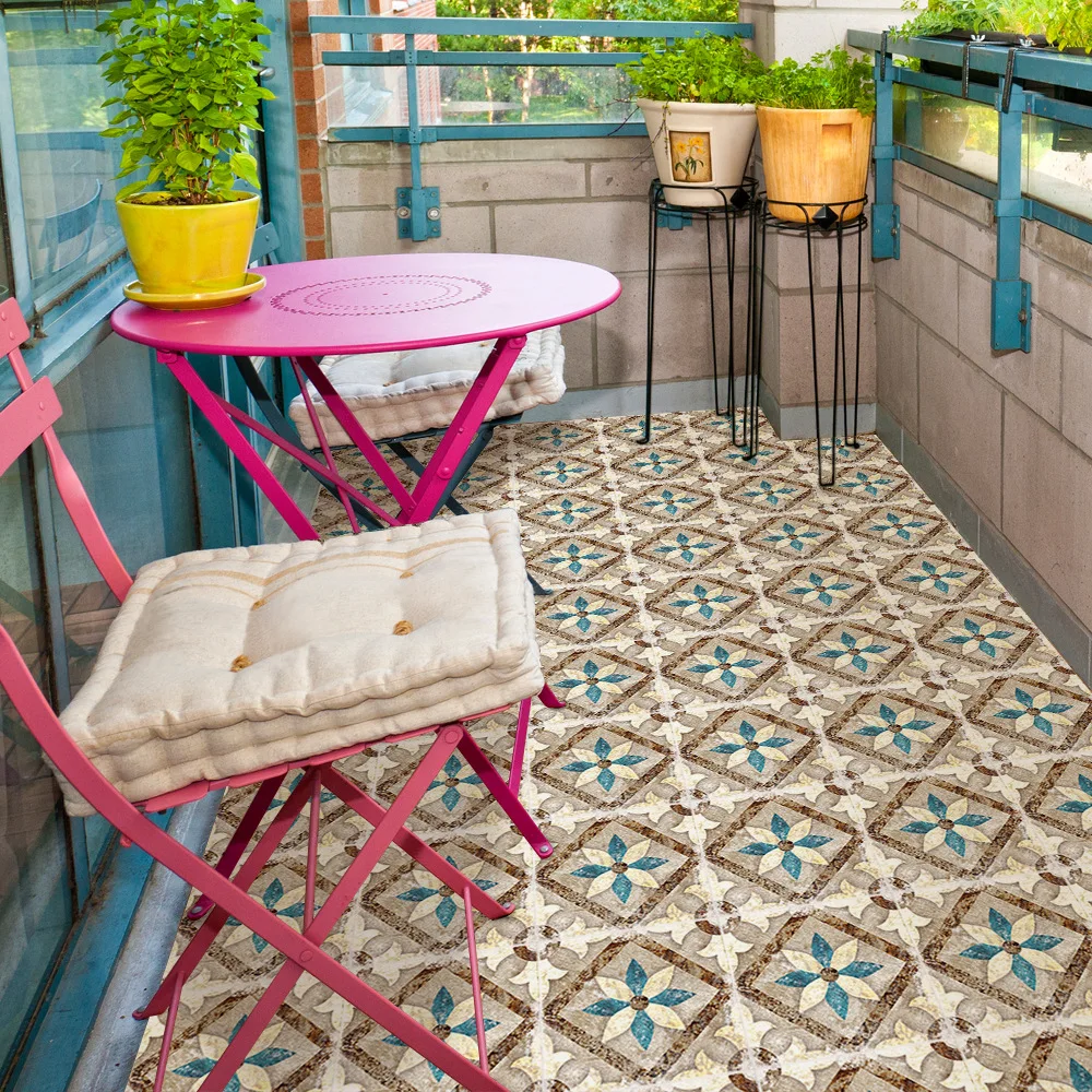 Наклейка Funlife в стиле ретро моррокан водонепроницаемая наклейка на пол для