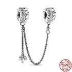 Цепочка из серебра 925 пробы с фиксированным зажимом для изготовления браслетов и браслетов, 3 мм