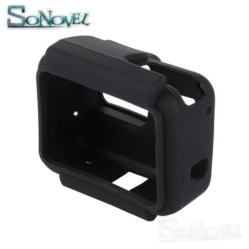 Colorful Soft Silicone Rubber Frame Protective Case Skin +Lens Cap Cover for GoPro Hero 5 6 7 Black | Электроника
