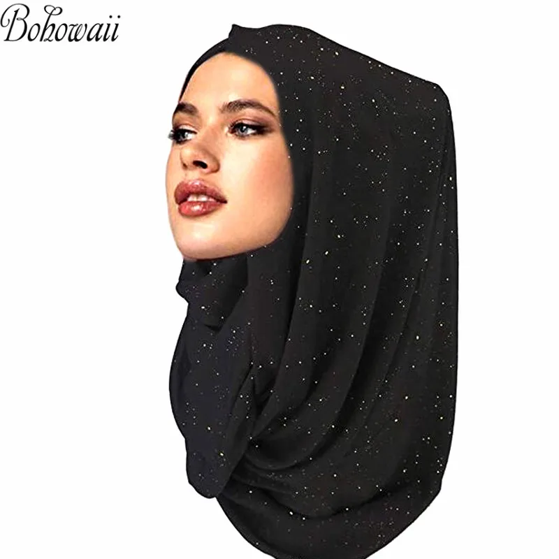 Блестящие тюрбаны с блестками Солнцезащитный Многофункциональный однотонный