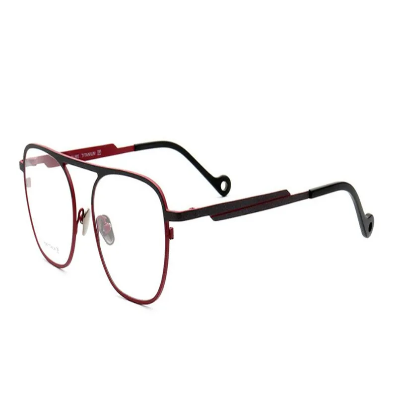 Титановые очки унисекс в стиле ретро с полной оправой прогрессивные