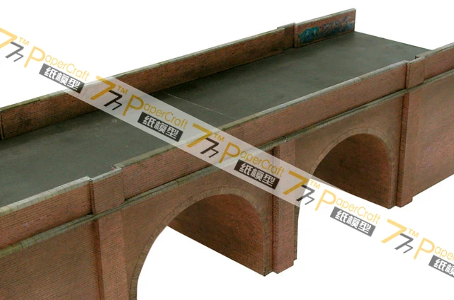17 Viaduct Arch 3D бумажная модель OO HO N масштаб 1:56 1:64 1:76 1:87 1:150 поезд строительство сцены