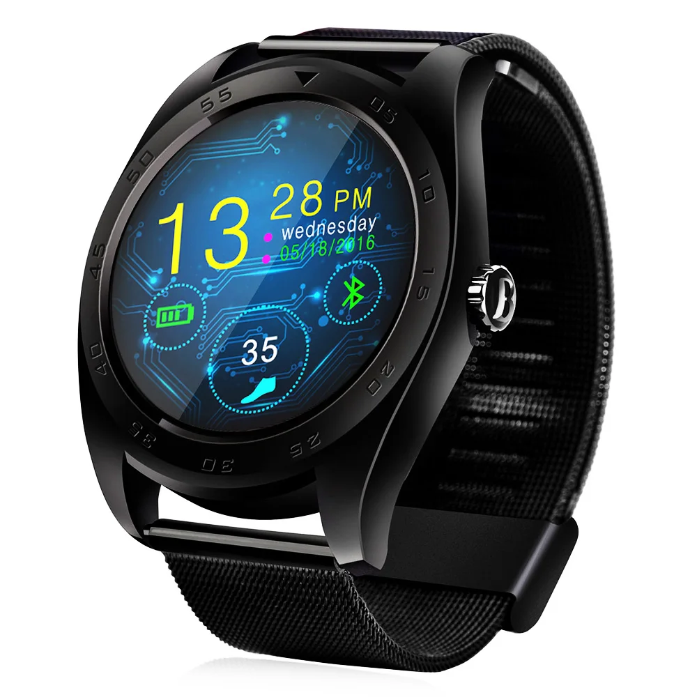 K89 Смарт часы MTK2502 Bluetooth с жестовым управлением монитор сердечного ритма
