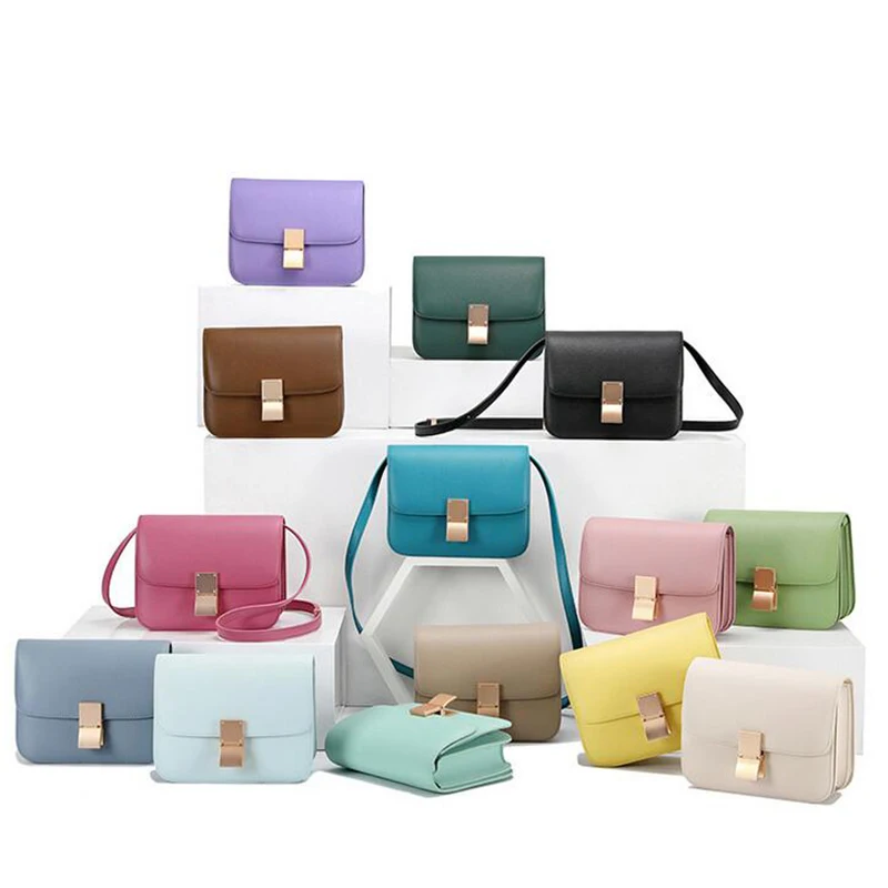 

Роскошная Маленькая женская сумка из натуральной кожи, дизайнерский саквояж на плечо в стиле ретро, кросс-боди из воловьей кожи с клапаном о...