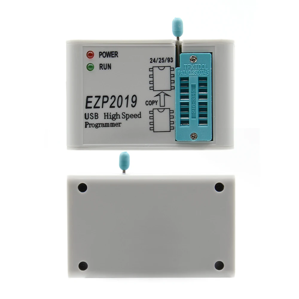 Новейший EZP2019 + высокоскоростной USB SPI программатор 5 адаптеров Поддержка 24 25 93 EEPROM
