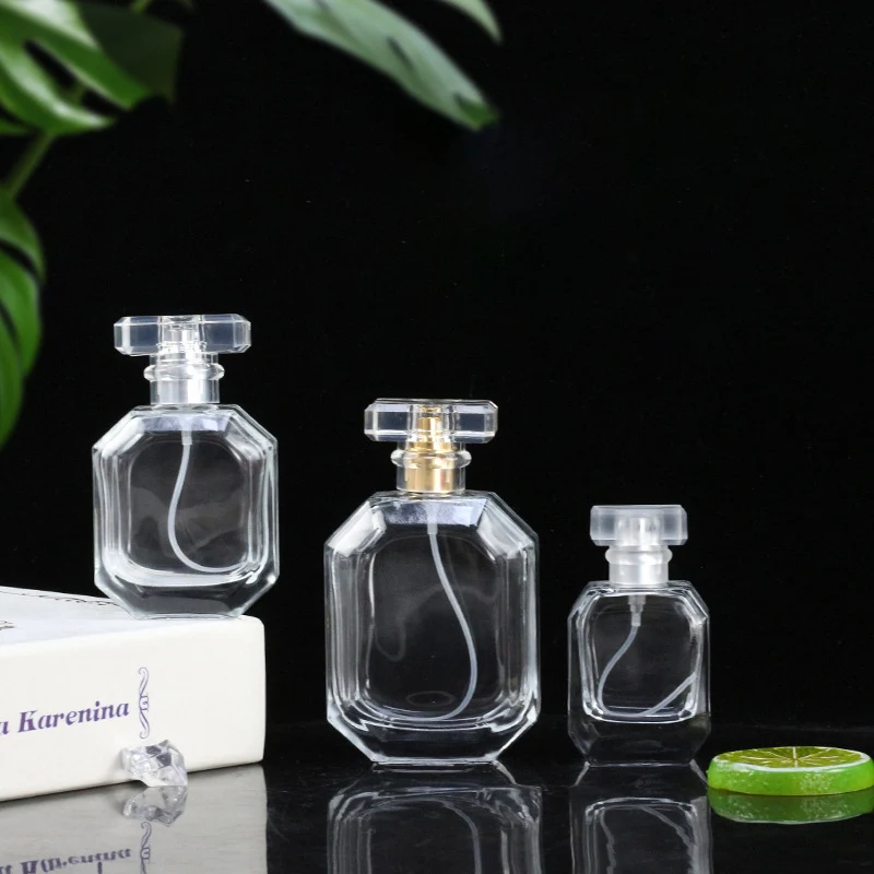 

Флакон для духов из хрустального стекла, косметические флаконы-распылители, домашняя мебель, для деловых поездок, утолщенная фотография