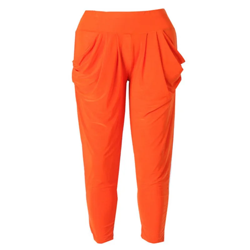 Шаровары в простом индийском стиле для женщин повседневные облегающие