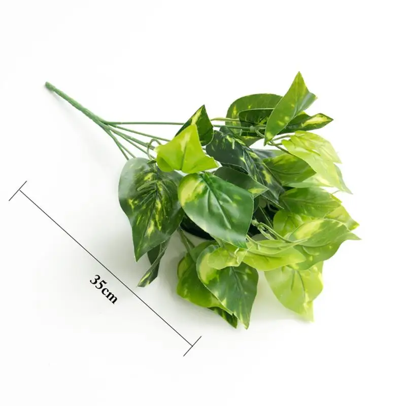Искусственные растения для дома и улицы листья цветов украшения офиса сада