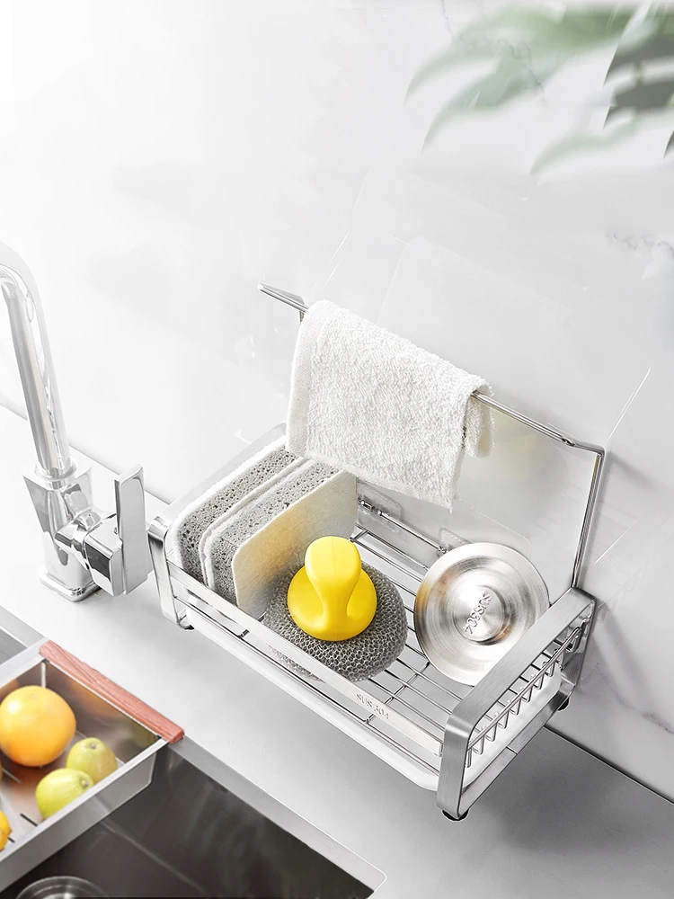 Стеллаж для слива кухонной раковины из нержавеющей стали | Дом и сад