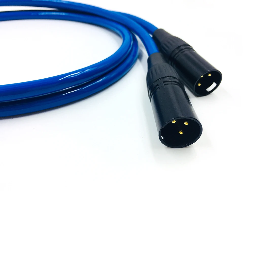 Colleimage HIFI XLR посеребренный соединительный кабель Hi-end папа-мама аудио с разъемом |
