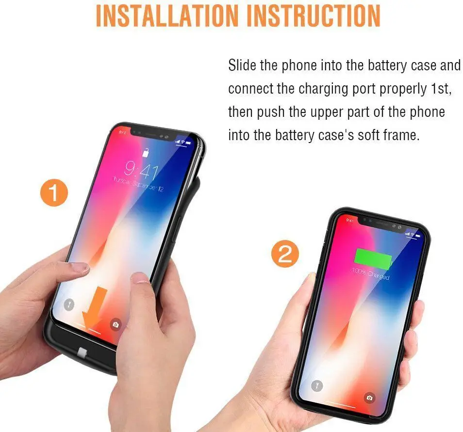 Горячая Распродажа зарядное устройство чехол для Iphone 6 6s 7 8 plus 4000 мАч Power Bank