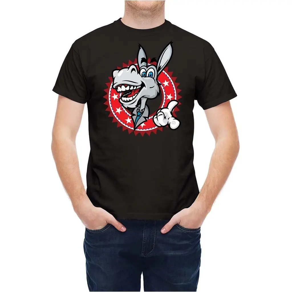 

Comical Casual Fashion Design Us Politics Democratic Party T-Shirt Cotton Round Neck Short Sleeve Men's T Shirt size S-3XL