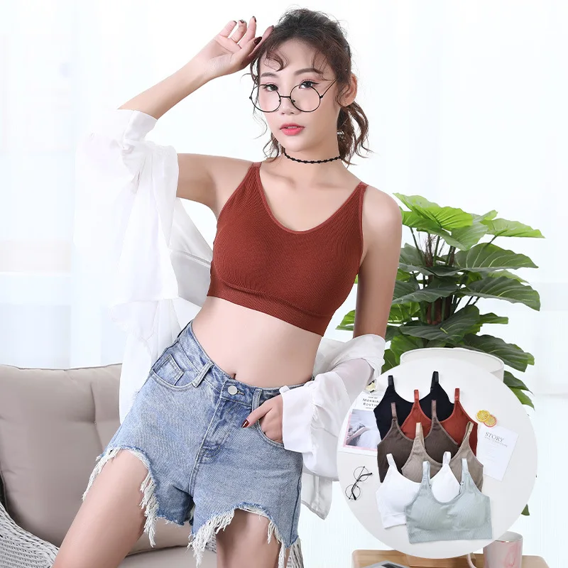 MS 2019 explosion goddess thread wrapped chest without rims tube tops beautiful back adjustable ladies sports underwear gathered |