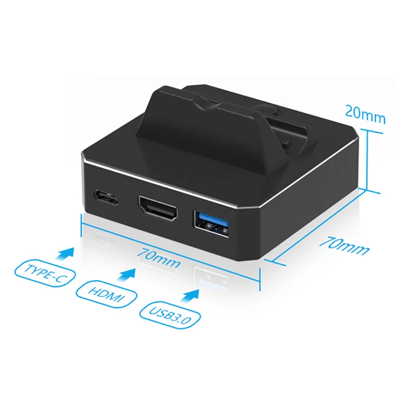 

for Nintend Switch Console Video Converter Portable Mini HDMI TV Replacement Dock Charging Station Charger