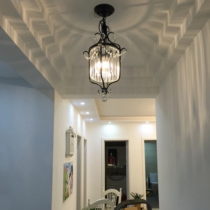 Comprare Balcone Ristorante Bar Vano Scale Piccolo Lampadario Guardaroba Corridoio Corridoio Luci Di Cristallo A Led LB010315