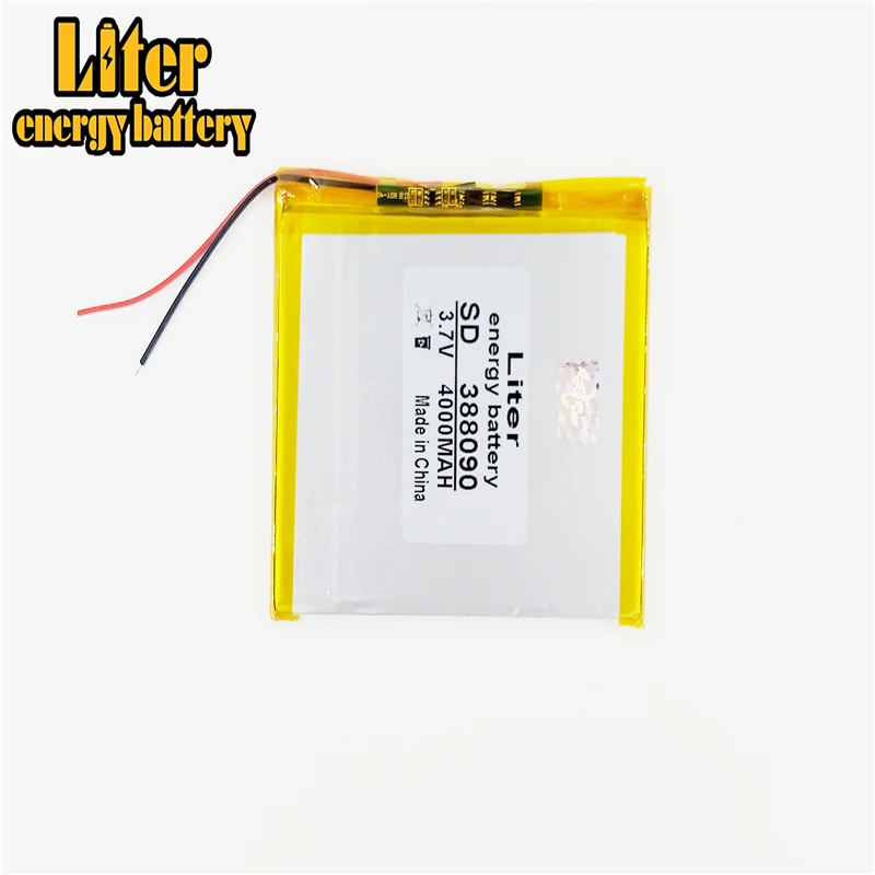 388090 3 7 V 4000 mah литий полимерный аккумулятор планшета с защитной платой для