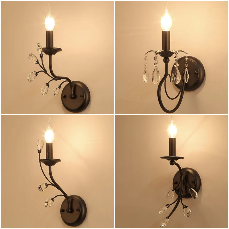 

modern lamp luminaria led glass ball bedside aisle dining room lampara pared monkey lamp