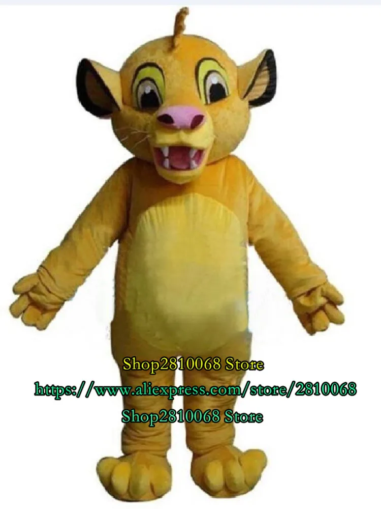 Маскарадный костюм с симбой Король Лев высококачественный костюм-талисман