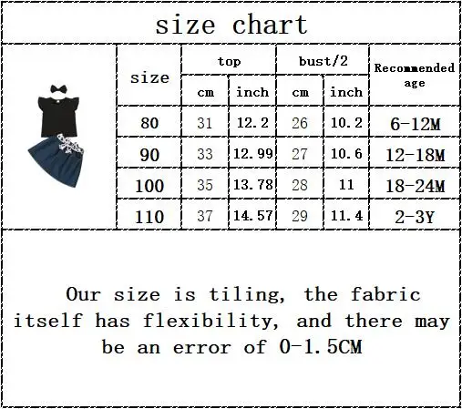 

Kids Baby Girls Summer Fly Sleeve Solid Tops T-shirts Belt Bow Denim Skirts Toddler Children Clothes Set 2pcs 6M-3Y