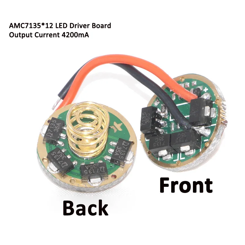 2 группы 3/5 режимов AMC7135x8 17 мм драйвер фонарика AMC7135x10 AMC7135x12 печатная плата для cree 10