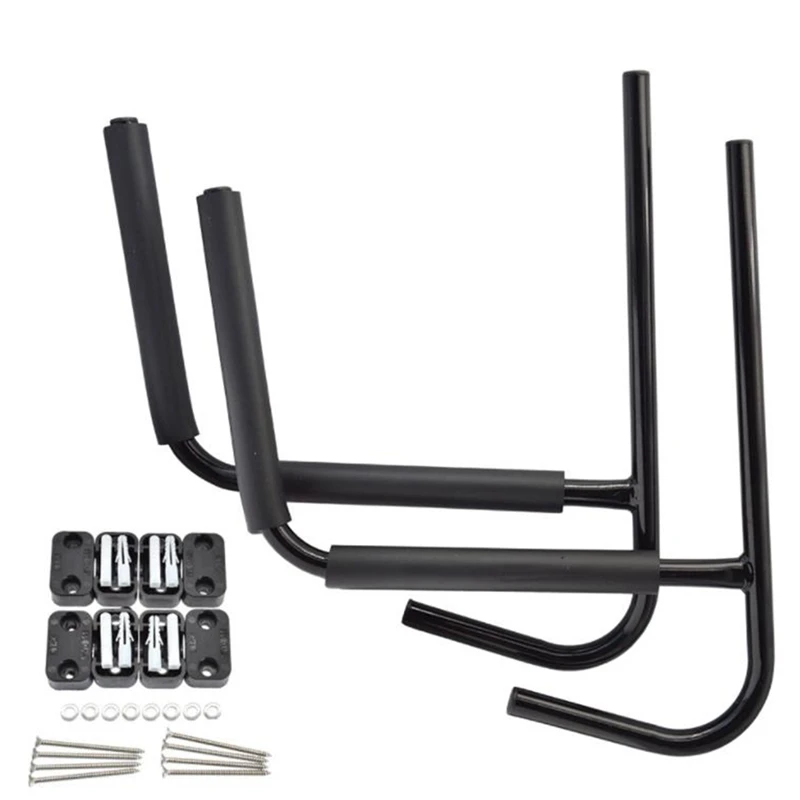

2Pcs Kayak Rack Wall Bracket Holder Hanger Supporter Carrier Storage Wall Bracket Canoe Paddle Surfboard Accessory Canoe
